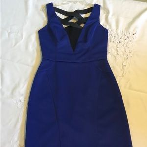 Betsey Johnson mini criss-cross back dress